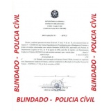 Veículo Blindado para Registro na Polícia Civil