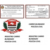 veículos blindados para registro na polícia civil em Mirandópolis